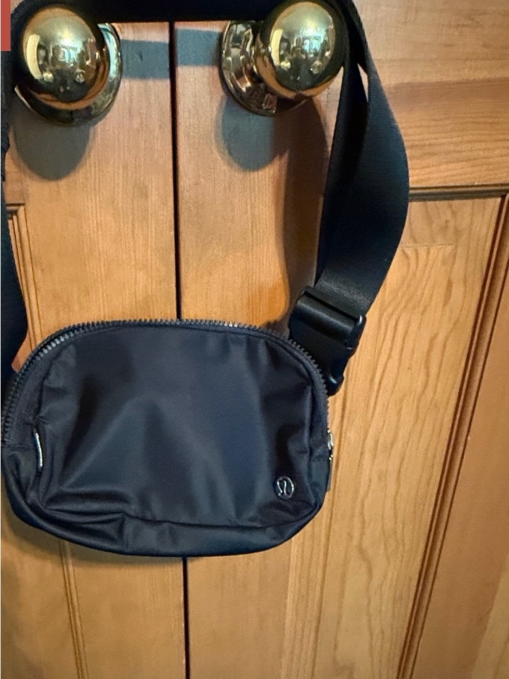 lululemon athletica Black Compact Crossbody Belt Bag